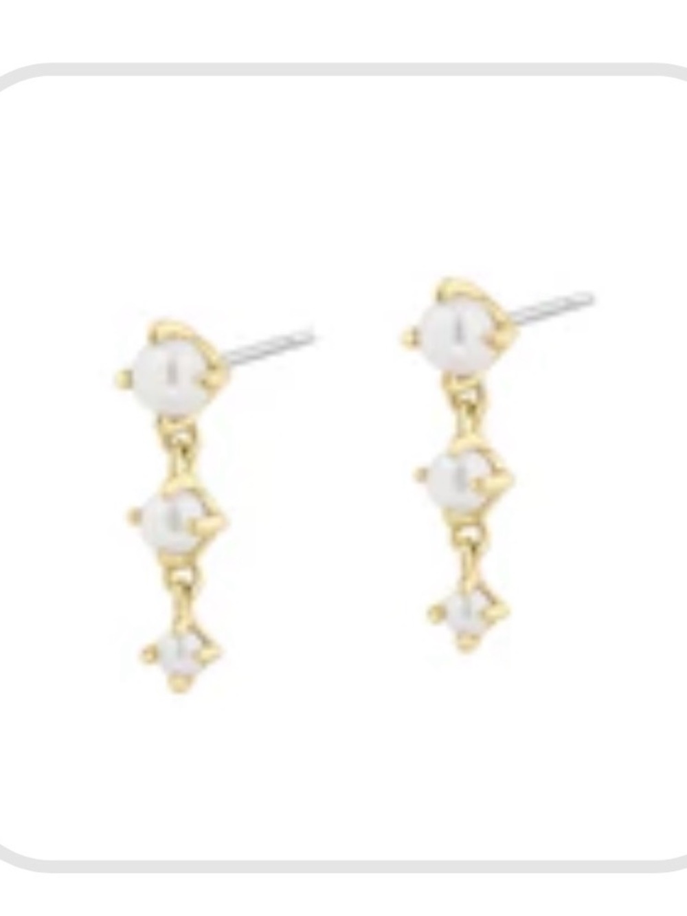 Electric Picks Waldorf Drop Stud Earrings - Women Jewelry
